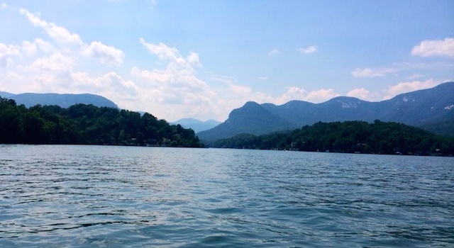 Mountain View from Lake Lure Boat Tours