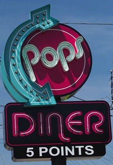 Pop's Diner Sign