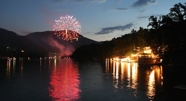 Fireworks Lake Lure NC