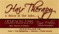 Hair Therapy Hair Salon Lake Lure, NC