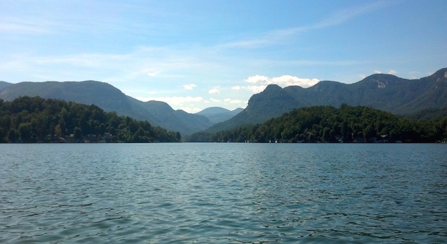 Fishing in and around Lake Lure, NC