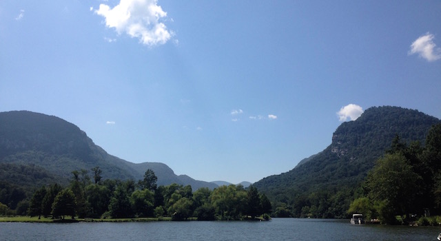 Lake Lure and the Surrounding Mountains