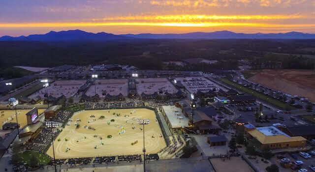 Sunset at Tryon Equestrian Center