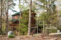 Log Home on River & Mountain Views
